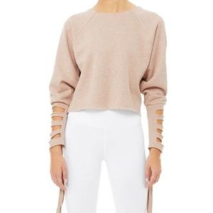 Alo Yoga Tribe Top - Nectar Heather